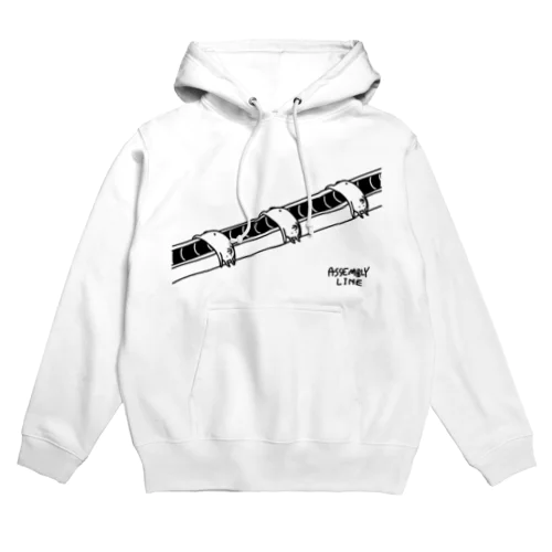 ウサギの生産ライン Hoodie