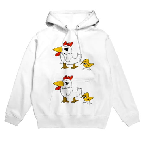 面白動物ニワトリ Hoodie