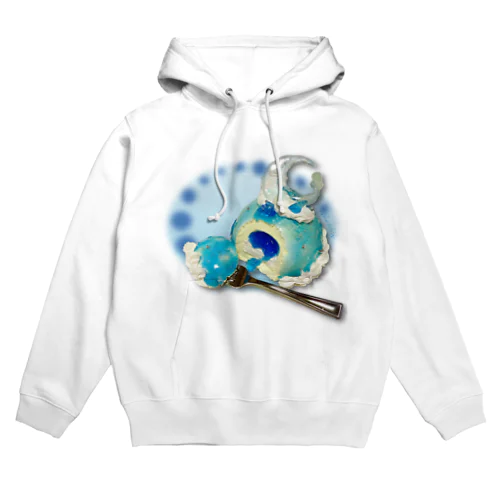 青いケーキ Hoodie