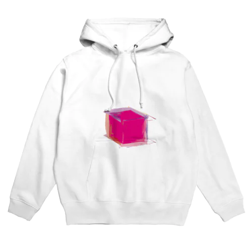 PINK　box Hoodie