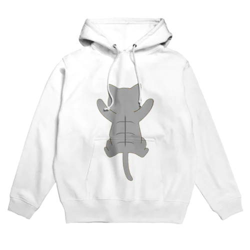 しがみつく鯖トラ猫 Hoodie