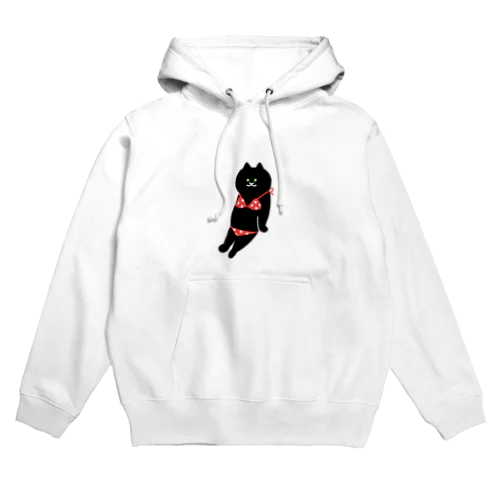 【中】赤いビキニのねこ Hoodie