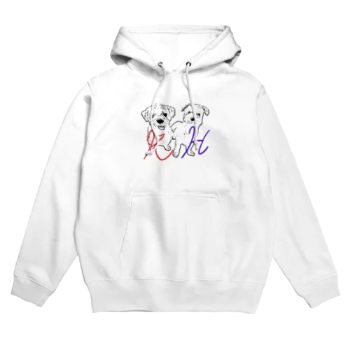 white dogs Hoodie