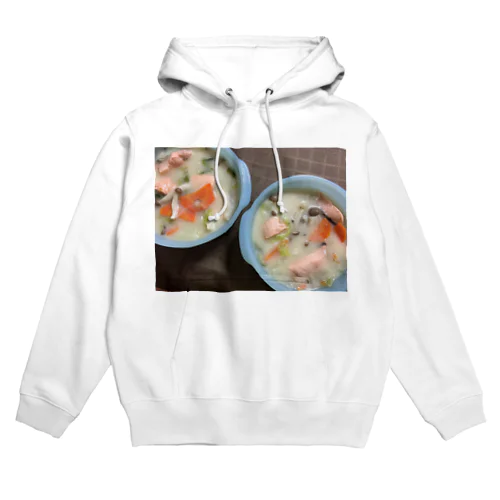 鮭のクリームシチュー Hoodie