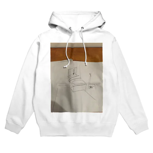 ラフスケッチの風呂 Hoodie