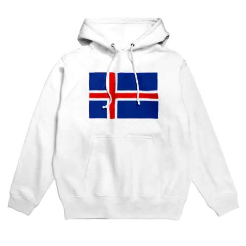 アイスランド 国旗 Iceland flag フラッグ Hoodie