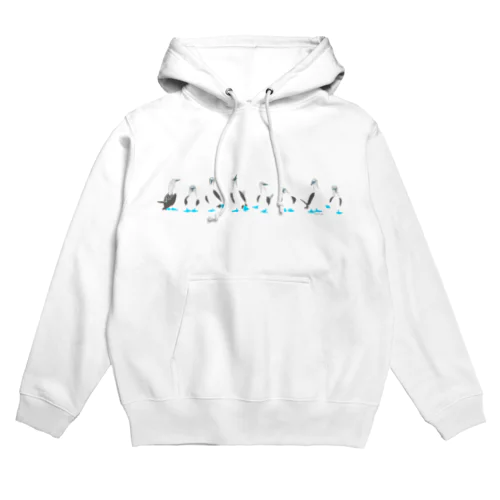 アオアシカツオドリの整列 Hoodie