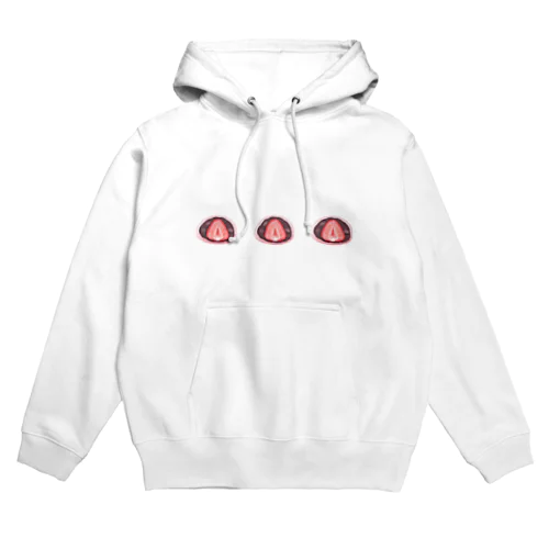 いちご大福3つ。 Hoodie