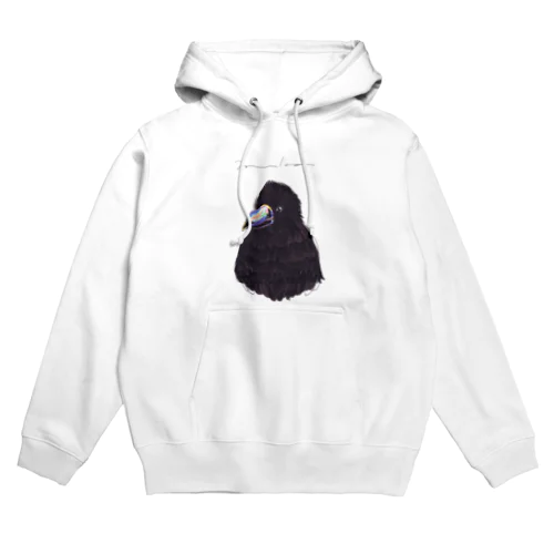 ハシブトガラス Hoodie