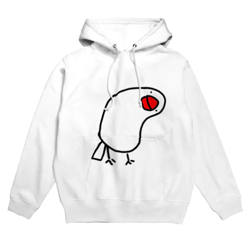 首かしげ文鳥 Hoodie