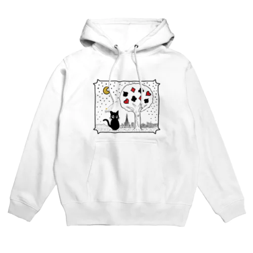 クロネコとスートの木 Hoodie