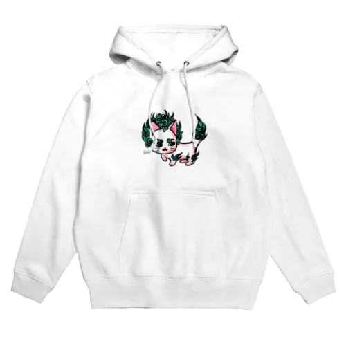 唐獅子にゃんこ Hoodie