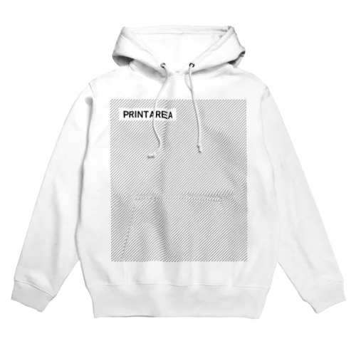 プリントエリアチェック Hoodie