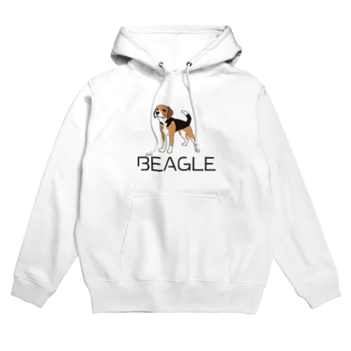 BEAGLEロゴ＆イラスト Hoodie