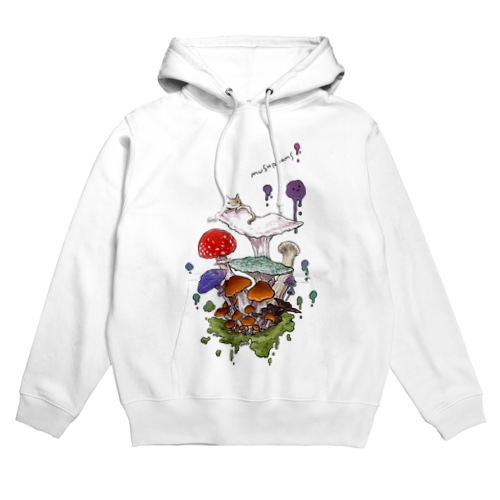 キノコねこ Hoodie