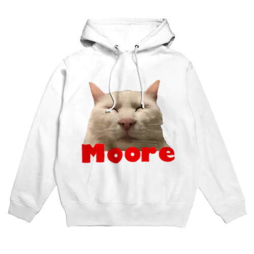 ムーアどアップ赤 Hoodie