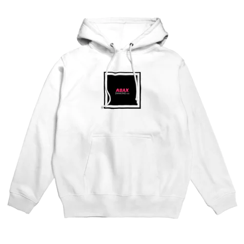 ABAX DIAMOND co. ホワイトsquareロゴ Hoodie