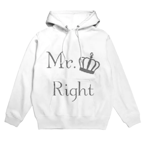 おしゃれな千鳥柄ファッションMr.Right Hoodie