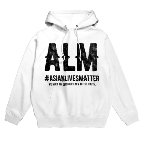 Asian Lives Matter。 黒 Hoodie