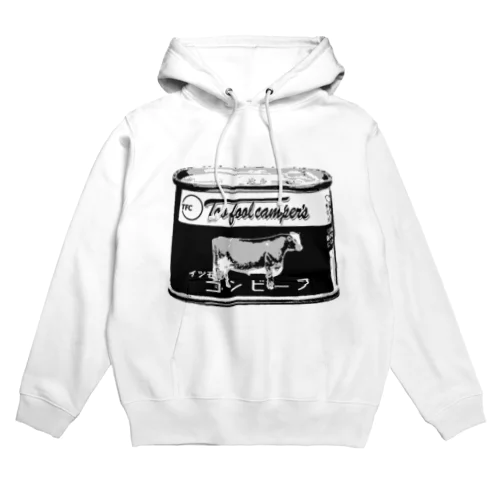 イツモのコンビーフ01(黒文字) Hoodie