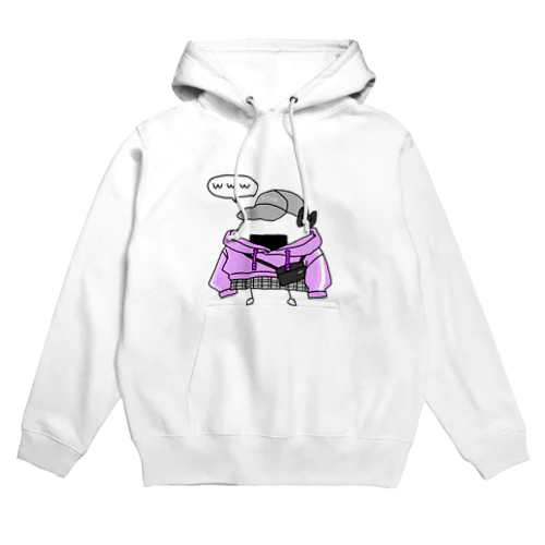 ムラサキパーカーおにぎり Hoodie