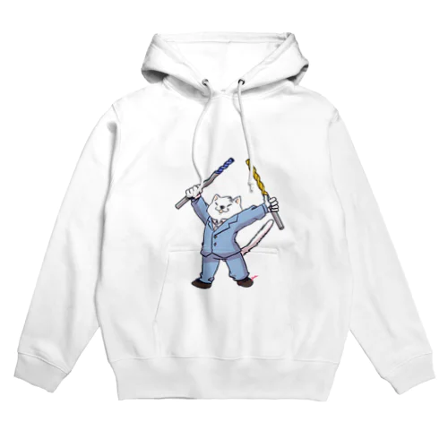 工具大好きニャー Hoodie