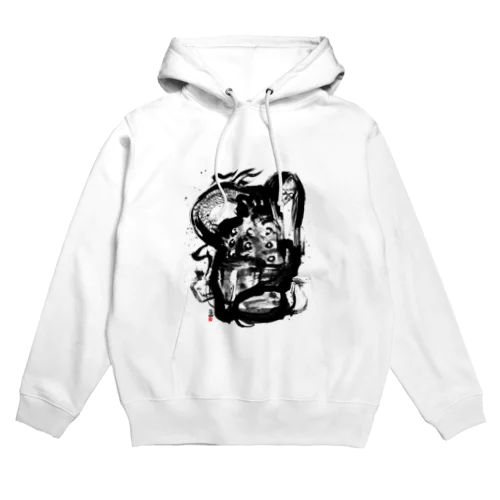 水墨画「道成寺の蛇」 Hoodie