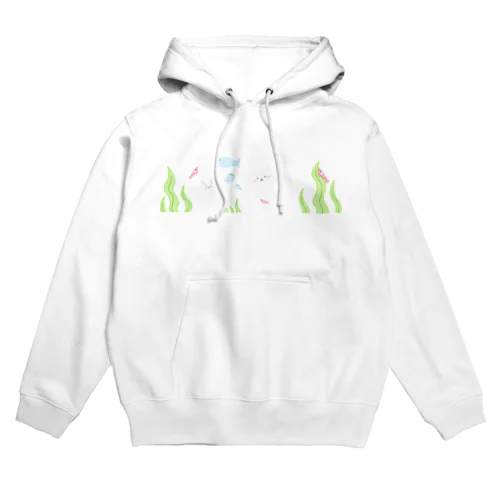 みみねことうさぎの水中探索 Hoodie