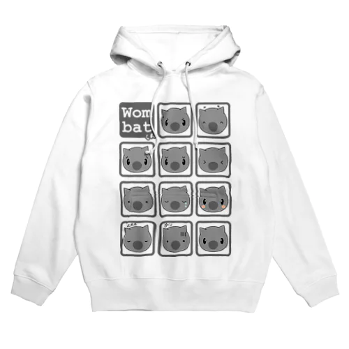 うぉんばっとくんのいろんな表情 Hoodie