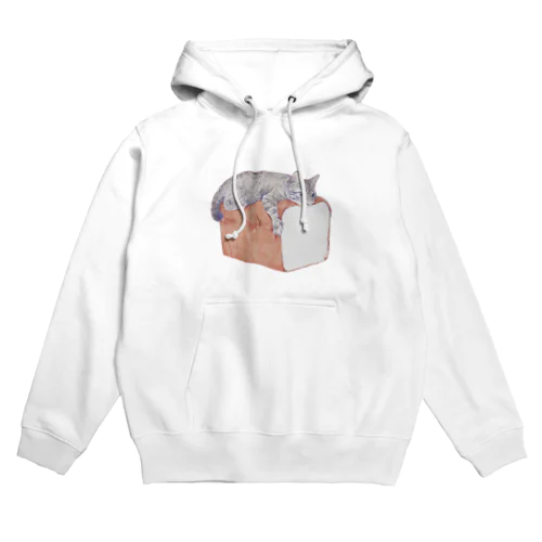 サバトラと高級食パン Hoodie