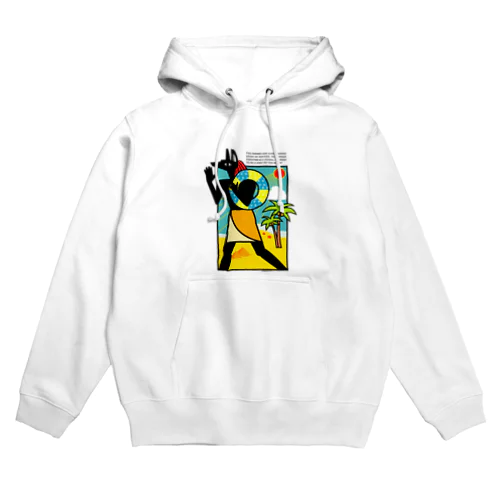 夏のアヌビス神 in the beach Hoodie