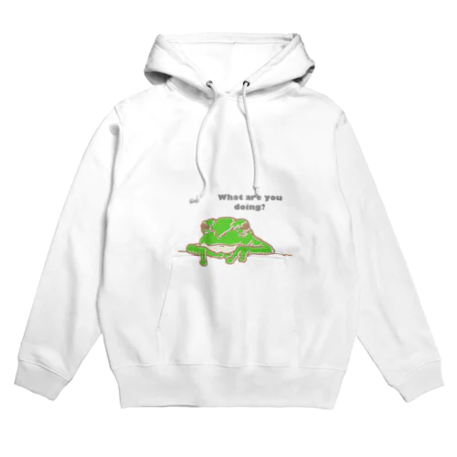 覗き見カエルくん Hoodie