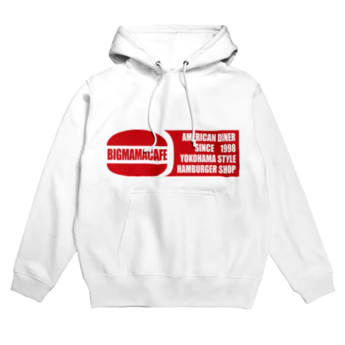 Bigmamacafe レッドロゴ Hoodie