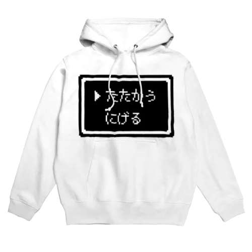 ▶たたかう Pixel Command #Black Hoodie