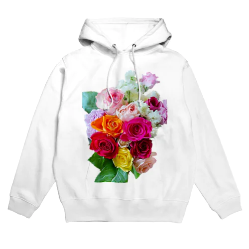 カラフルローズ Hoodie