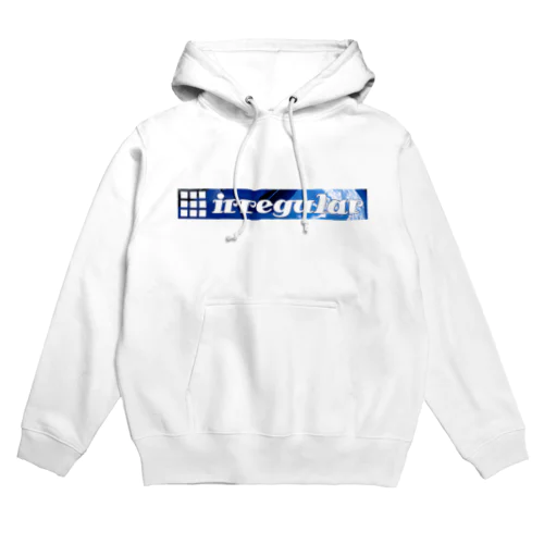 irregular blue Hoodie