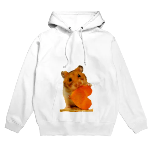 ハートにんじんハムスター Hoodie