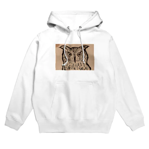 筆ペンフクロウ Hoodie