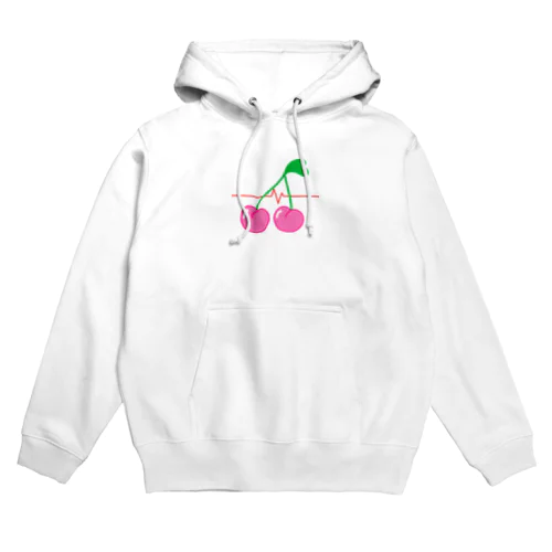 ズッキュンつながるハート Hoodie
