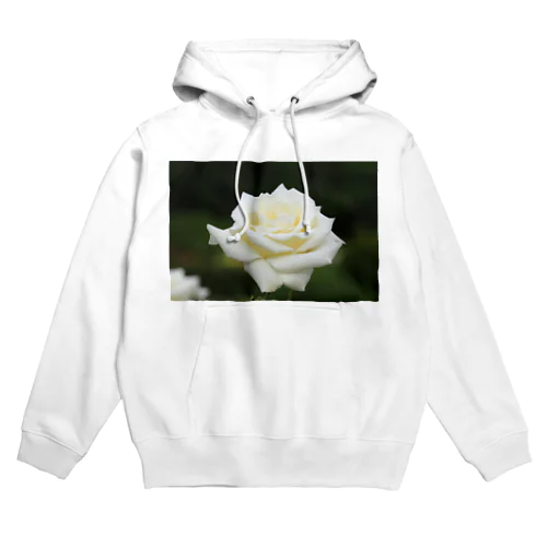 フラワー・ホワイト Hoodie