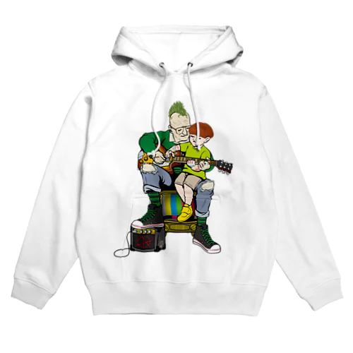 PUNKS / Green Hoodie