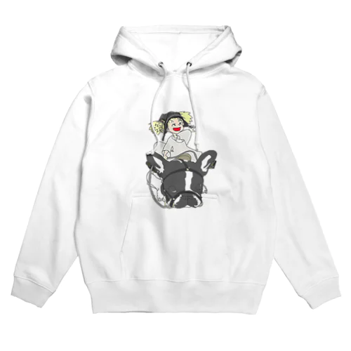 犬と少女 Hoodie