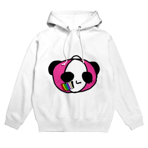 レインボーペイントぱんこちゃん Hoodie