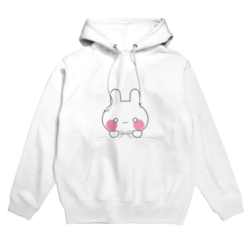 ひょっこりうさぎ Hoodie