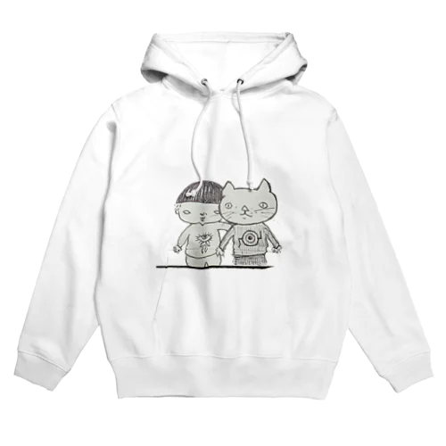 ねこさんとぼく Hoodie