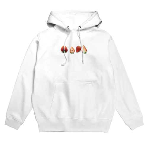 いちご パーカー(Front) Hoodie