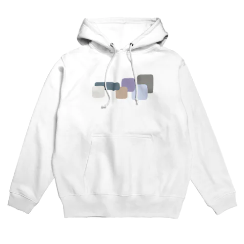 スクエアブロック Hoodie