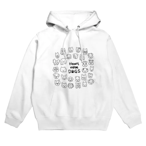 Heart nose DOGS（丸型） Hoodie