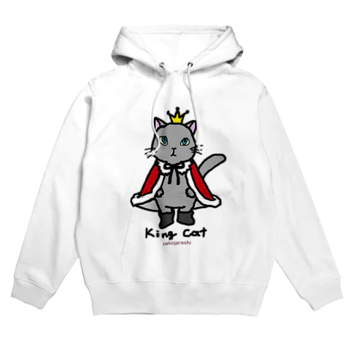 ねこの王様＊赤 Hoodie