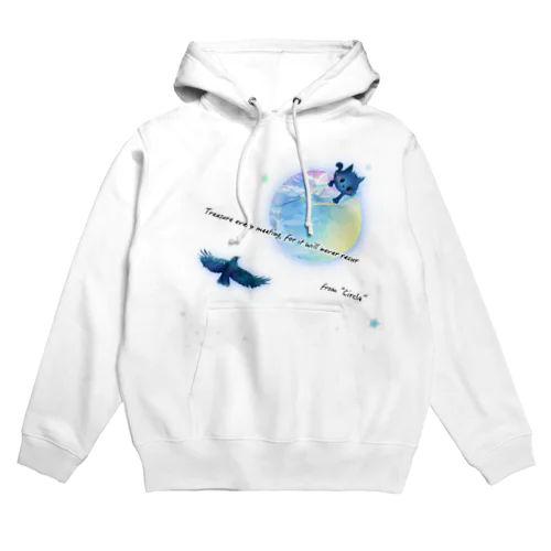 夜空と猫とカラス（パーカー） Hoodie